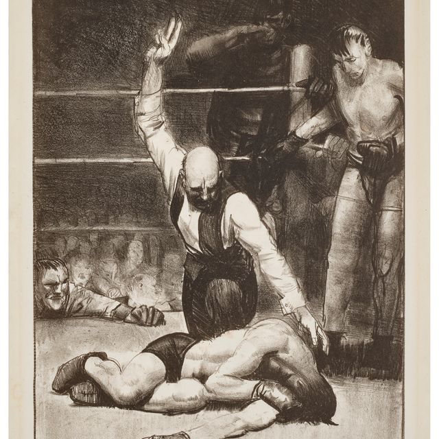 George Wesley Bellows — Отсчитан второй камень