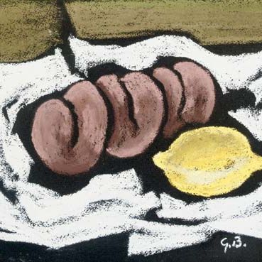 Georges Braque — Смерть природы среди фруктов и цитрусовых