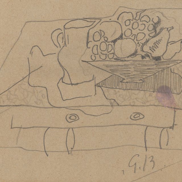 Georges Braque — Смерть природы среди фруктов