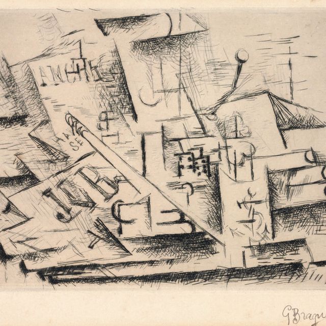 Georges Braque — Работа (Валье 5)