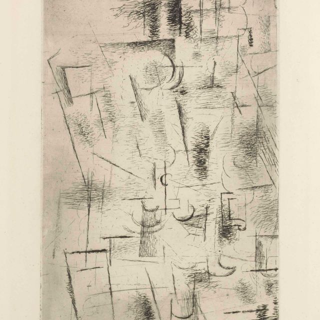 Georges Braque — Композиция (Nature morte aux verres)