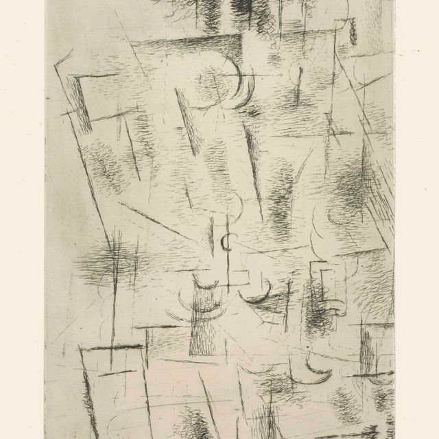 Georges Braque — Композиция (Nature morte aux verres)