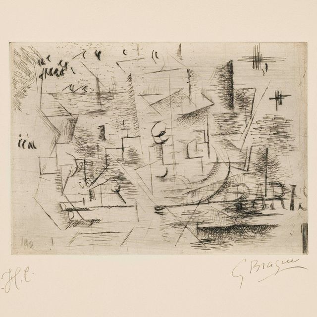 Georges Braque — Париж (Nature morte sur une Table) (Валье 3)