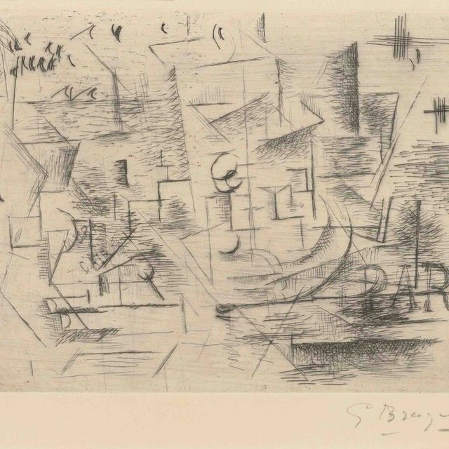 Georges Braque — Париж (Paris 1910 ou Nature Morte sur une Table) (Валье 3)