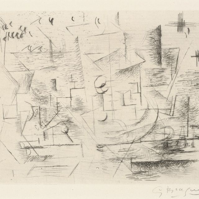 Georges Braque — Париж (Nature morte sur une Table) (версия 3)