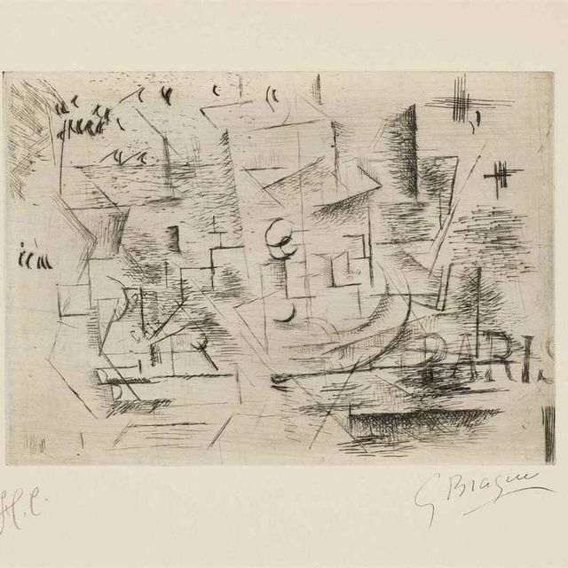 Georges Braque — Париж (Nature morte sur une Table) (версия 3)