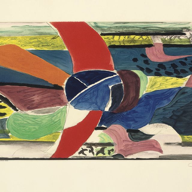 Georges Braque — Многоцветный L'Oiseau (M. 1020)