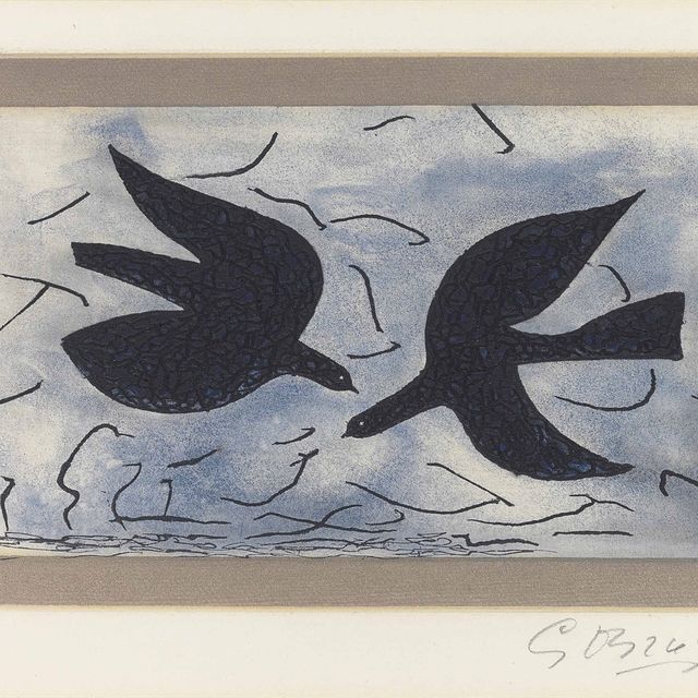 Georges Braque — Лес двух озер (Oiseaux X)