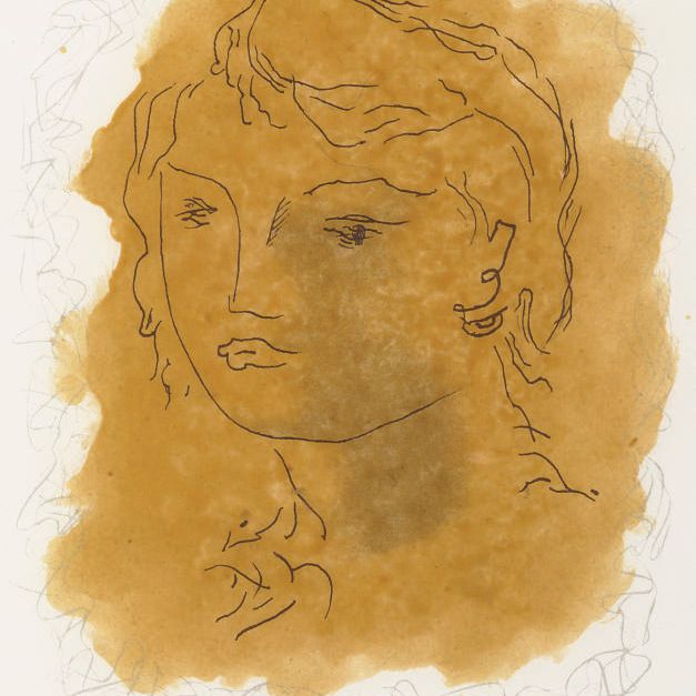 Georges Braque — Тет-а-тет с молодой девушкой (Валье, 68)