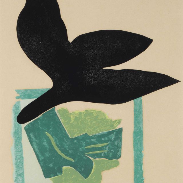 Georges Braque — Темный лес на вершине, из "Я люблю тебя" (см. ст. 181)