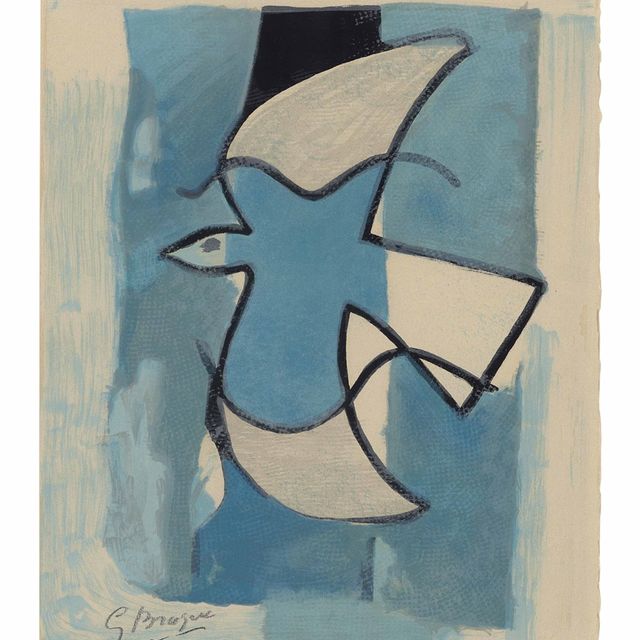 Georges Braque — Голубое и зеленое вино
