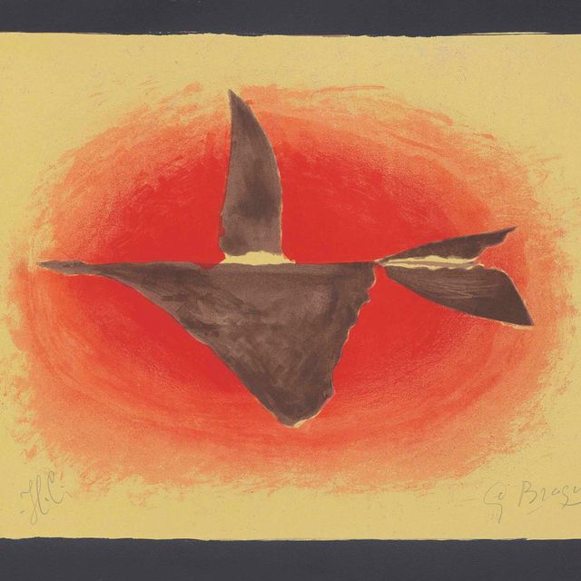 Georges Braque — В постели (Oiseau XVI)