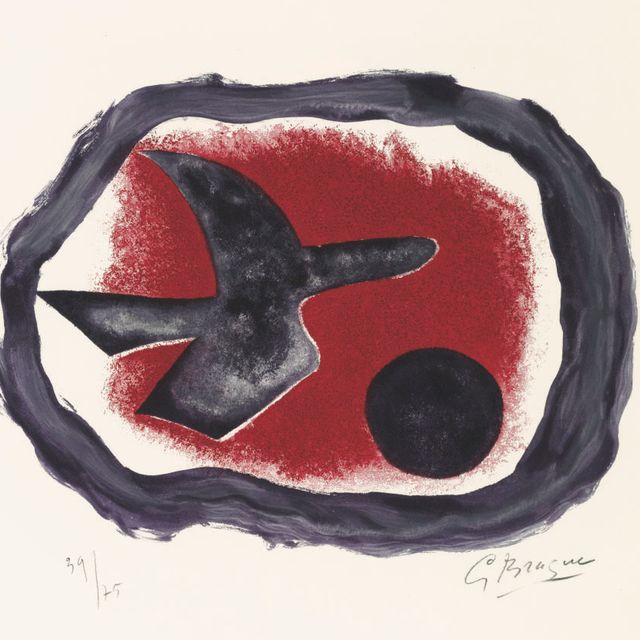 Georges Braque — Замок в фонде Кармин (замок XIV) (ст. 123)