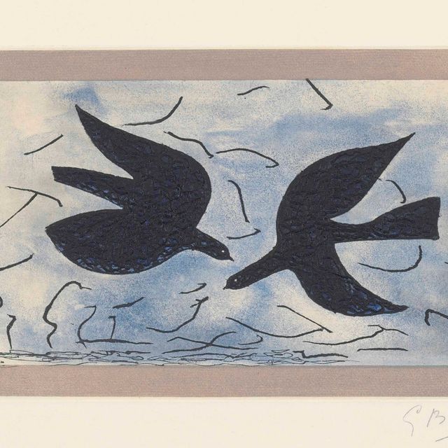 Georges Braque — Лес двух озер (Oiseaux X)