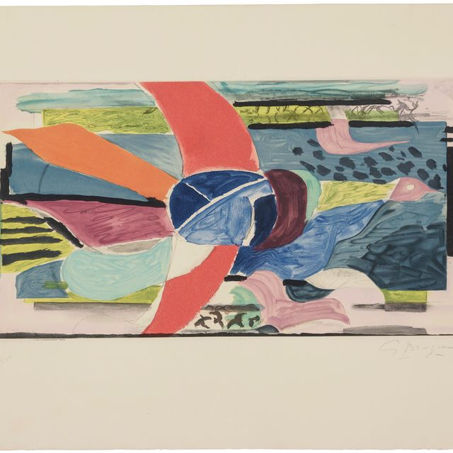 Georges Braque — Многоцветный L'Oiseau