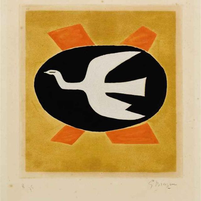 Georges Braque — Остров фе (Oiseau XIII) (Валье 121)