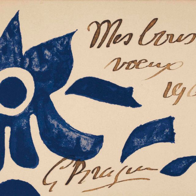 Georges Braque — Карты желаний и картонные приглашения