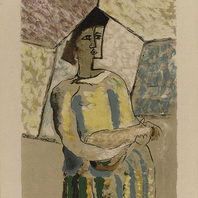 Georges Braque — "Женщина на мандолине" (Валье 27)