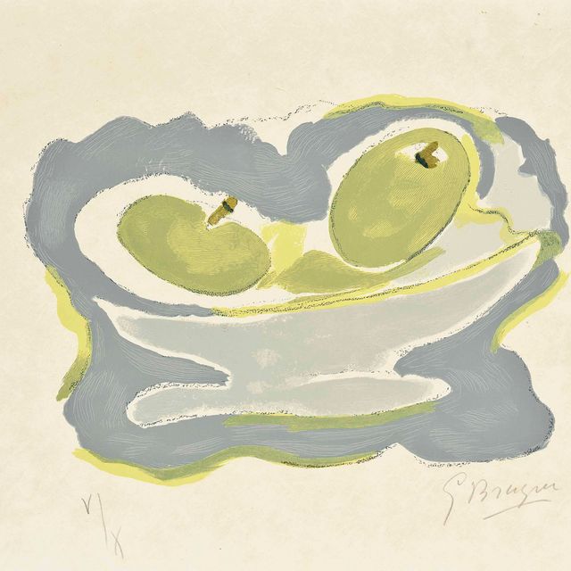 Georges Braque — Мертвая природа в горах, от: Si je mourais là-bas
