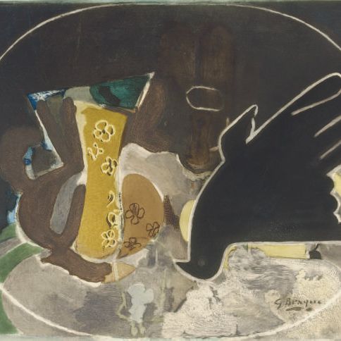 Georges Braque — Пиче и Уазо (Maeght 1005); и сопутствующая литография