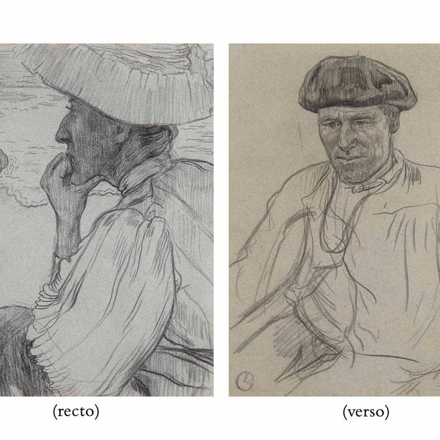 Georges Lacombe — Портрет мадам Венгер в Камаре-сюр-Мер (спереди); Портрет Марин Пириу (сзади)