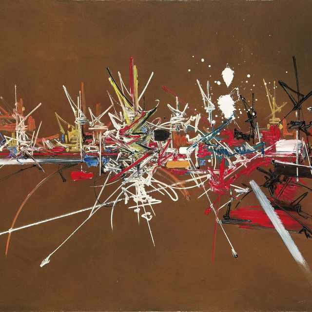 Georges Mathieu — Воинственный девант Флоренция
