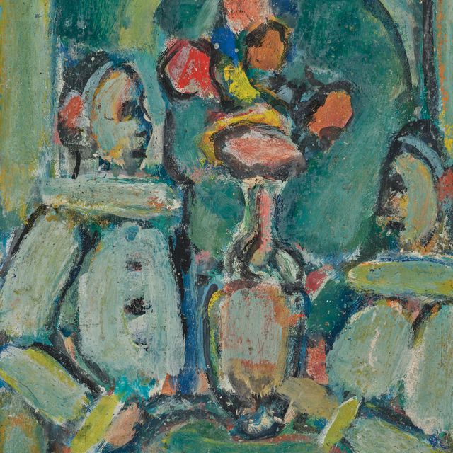 Georges Rouault — Пьеро с букетом