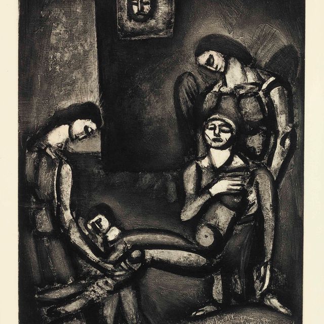 Georges Rouault — "Отверженный", издательство "Филантропический Этуаль", Париж, 1922-27
