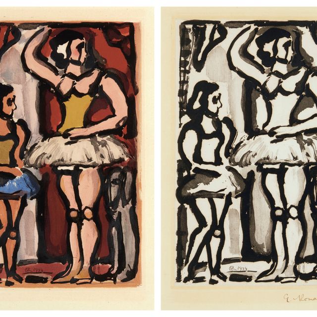 Georges Rouault — Балерины из Филантропического цирка Этуаль