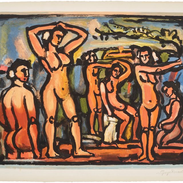 Georges Rouault — Автоматическая, от Grandes eaux-fortes en couleurs