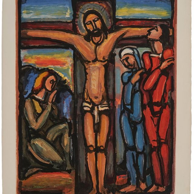 Georges Rouault — Христос во Плоти (Распятый Христос)