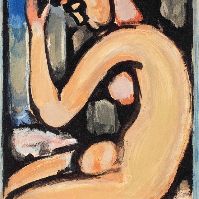 Georges Rouault — Новый профиль, из "Цветов зла"