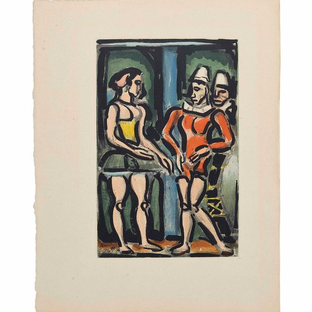 Georges Rouault — Фронтиспис - Парад, от: Cirque de L'Étoile Filante