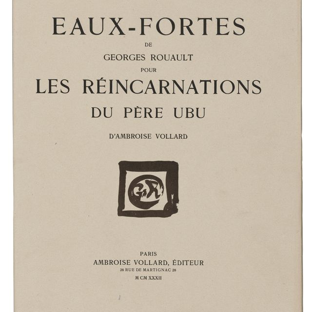 Georges Rouault — Возрождение отца в Убу