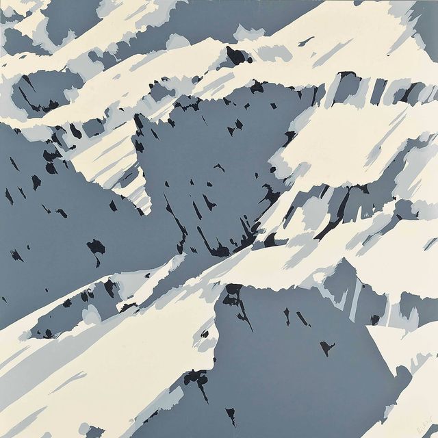 Gerhard Richter — Одна тарелка от: Schweizer Alpen I-V (Motiv B1)