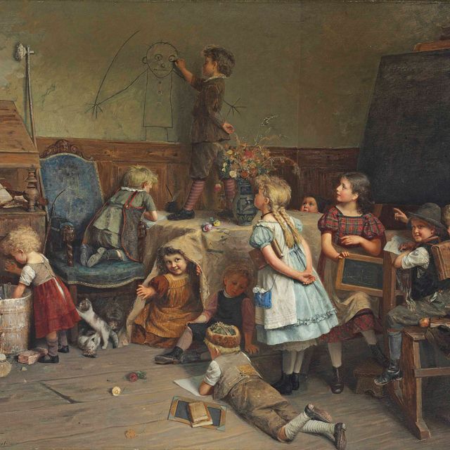 German School — Юный художник - Школьная перемена