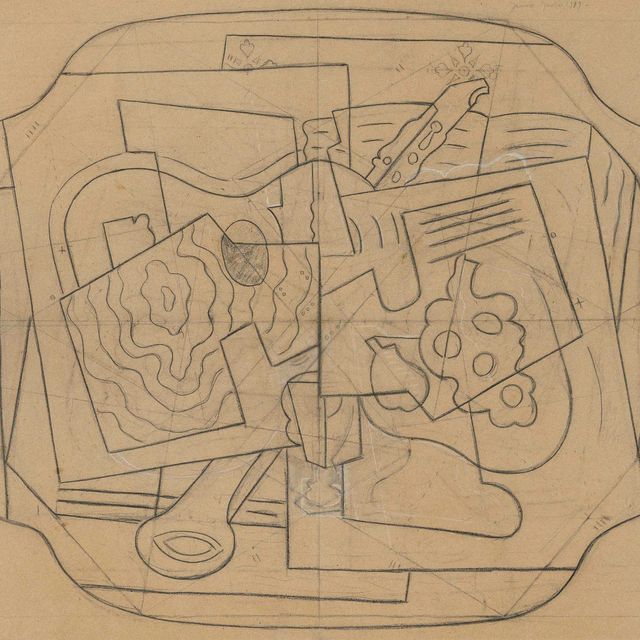 Gino Severini — Студия для игры на гитаре Nature morte avec