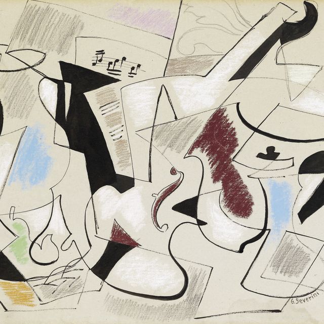 Gino Severini — Композиция для брокки и скрипки