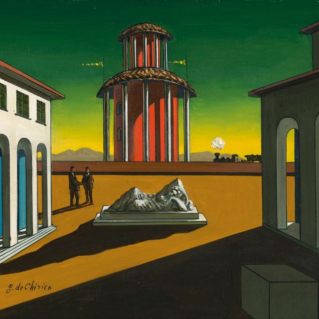 Giorgio de Chirico — Площадь Италии против Арианны