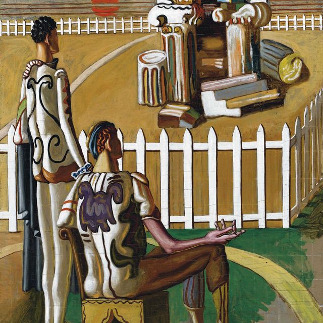 Giorgio de Chirico — Разрушает чужбину (Созерцатель ровины)