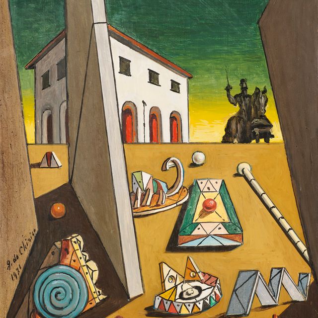 Giorgio de Chirico — "Джоко деи балокки" (Игра в игрушки)