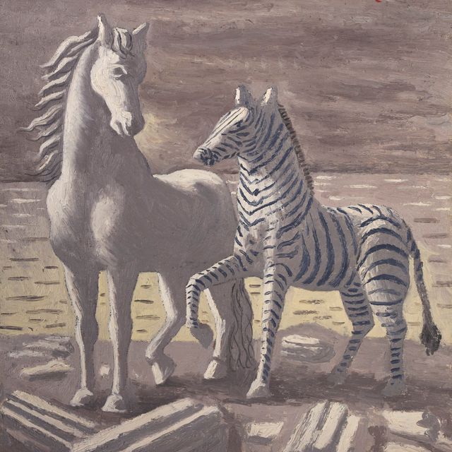 Giorgio de Chirico — Рыцарь и чудовище, 1927
