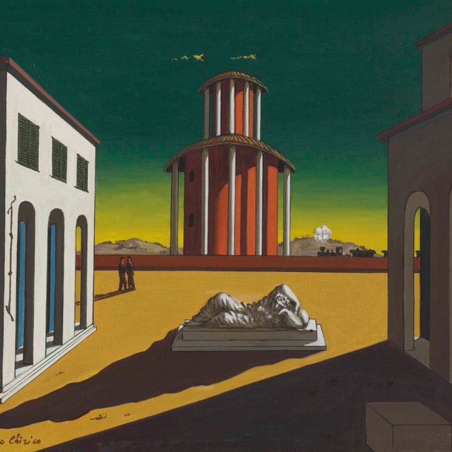 Giorgio de Chirico — Площадь Италии против Арианны