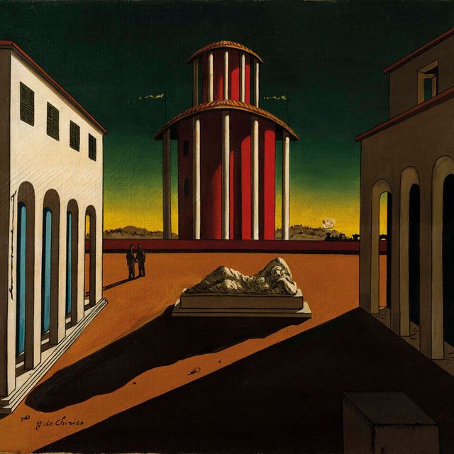 Giorgio de Chirico — Площадь Италии против Арианны
