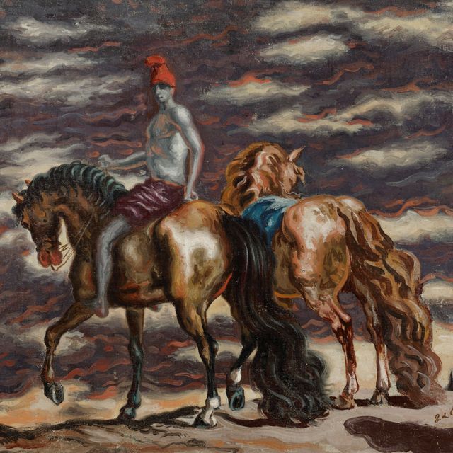 Giorgio de Chirico — Кавалло и кавалерша Фриджио