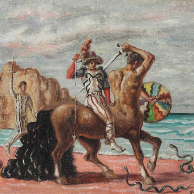 Giorgio de Chirico — Пуритане и кентавры в Рива-аль-Маре