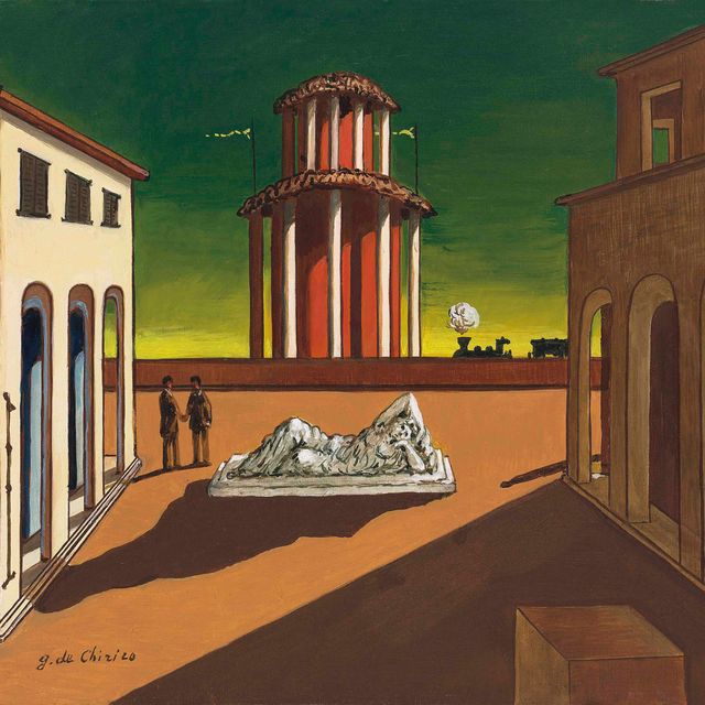 Giorgio de Chirico — Площадь Италии против Арианны