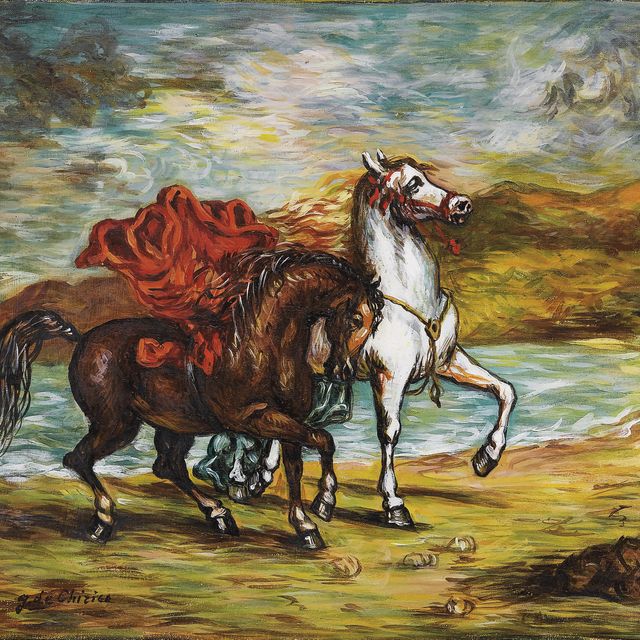 Giorgio de Chirico — Дуэ Кавалли в Рива-аль-Маре