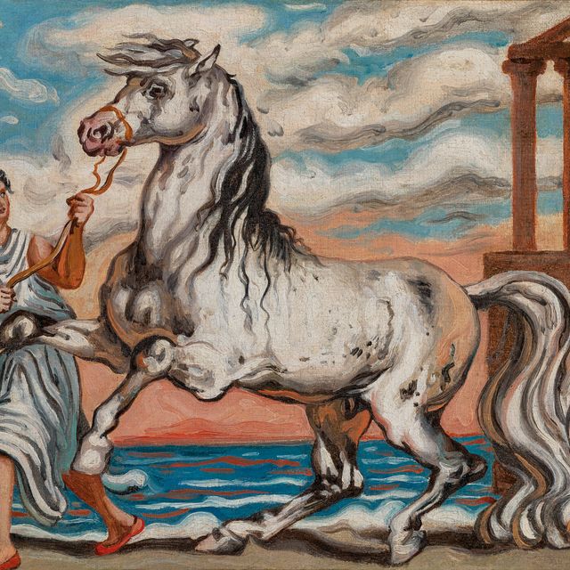 Giorgio de Chirico — Кавалло и кавалерша