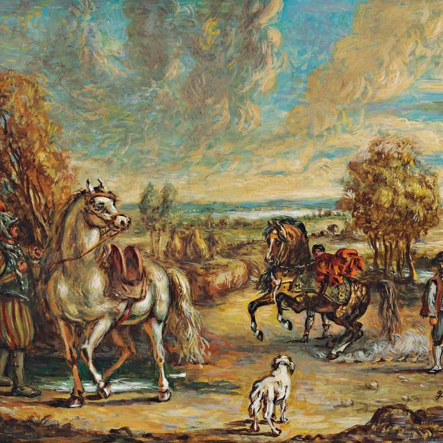 Giorgio de Chirico — Кавальери в пустыне